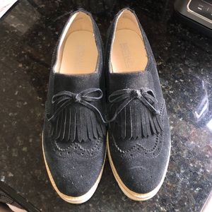 Black suede Michael by Michael Shannon.